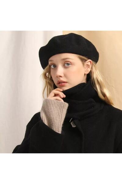 sema aksesuar قبعة الرسام الأسود