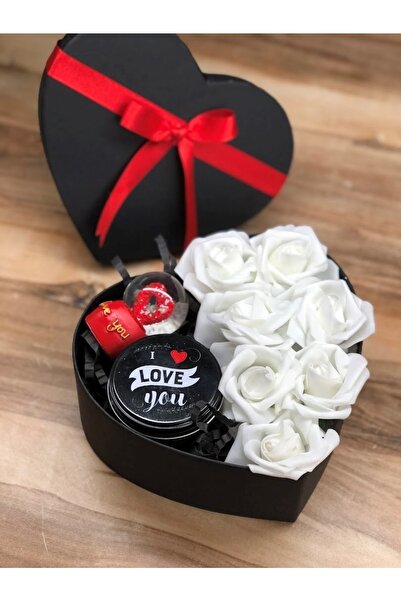 Masalsı Concept 14 Şubat Sevgililer Günü Hediyesi Sevgiliye Hediye Siyah Çiçe...