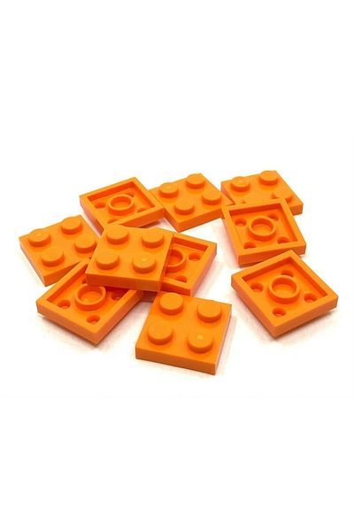 LEGO Moc Custom Accessories Creator Plate 2 X 2 Flat Brick Orange 4 Pieces Will Be Sent