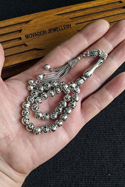 Vip Kehribar Bilekboy Gümüş Kaplama Tesbih