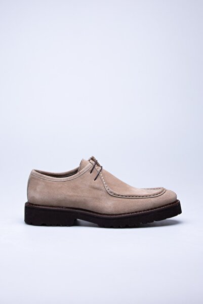 FARUK SAĞIN Beige Suede Kruz - Elegant and Comfortable