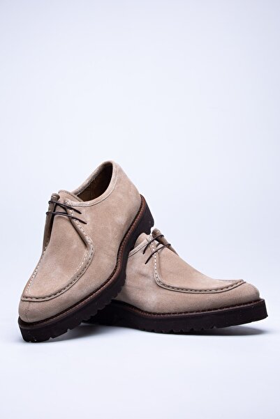 FARUK SAĞIN Beige Suede Kruz - Elegant and Comfortable