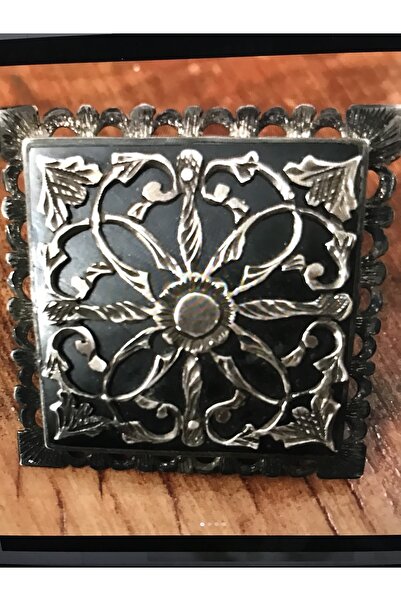 tayfuntufan antika koleksiyon Eskilerden Gümüş Broş 7,7 Gram