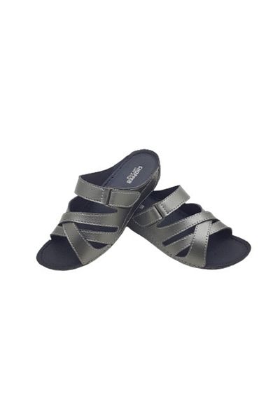 CHOPPER Papuci anatomici pentru femei Orthopedix 20444 cu bandă încrucișată cu velcro