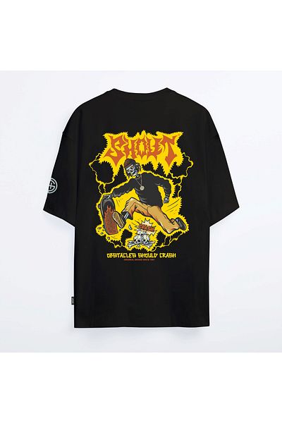 Shout Oversize Obstacles Should Crash Unisex T-shirt