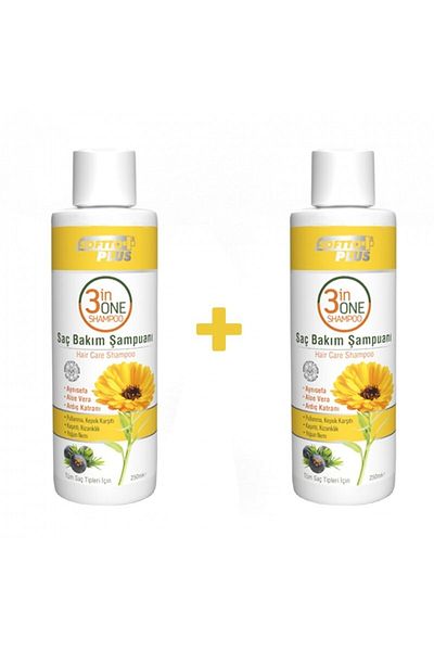 Softto Plus 250 Ml+250 Ml 2 Pack 3in1 Hair Care Shampoo