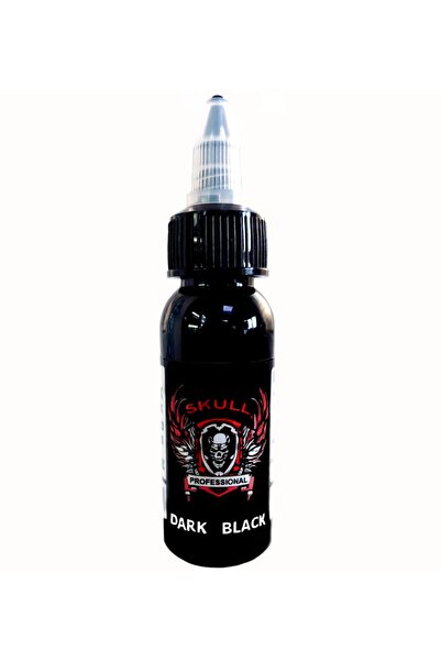 skull Koyu Siyah Dövme Boyası 30 ml - 1 Oz