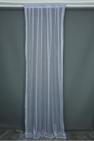 AKÇA TEKSTİL Orchid Model Gray Color Single Wing Pleated Background Curtain 75*260 Cm