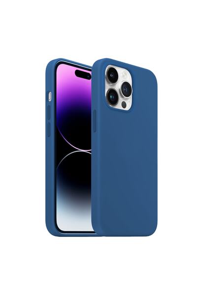Buff Labs Buff Iphone 14 Pro Max Rubber Fit Kılıf Mid Blue