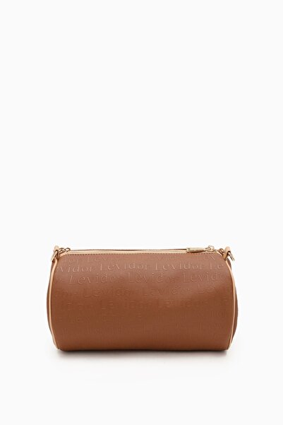 Levidor Silindir Çanta - Taba