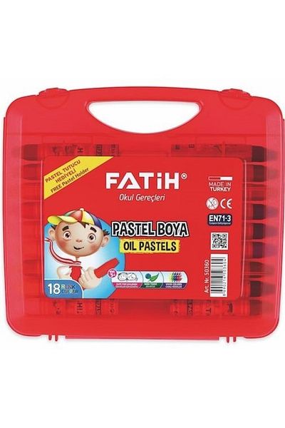 Fatih 18 Colored Pastel Paints - King Size Bag 50360