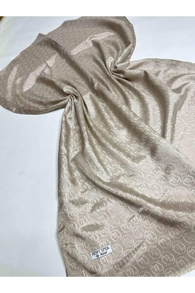 Hint İpek Ipekyolu Eşarp Fondöten Monogram Şal