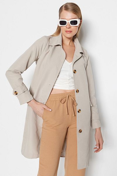 Trendyol Collection Tas Oversized Mono Closure Trenckot TWOAW23TR00007