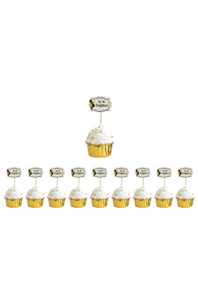 kidspartim Iyi Ki Doğdun Yazılı Kürdan 10 Lu