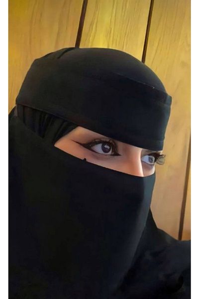 Şahane Voal Black Veil Crep