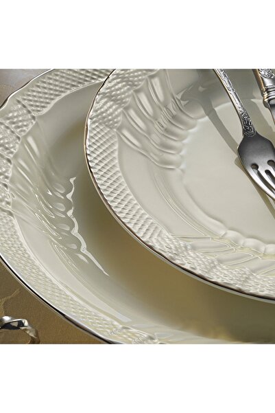 EVALIZA Caserta Platin Yemek Takım 61 Parça