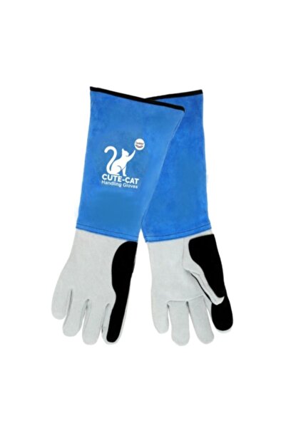 Dedeks Veteriner Kedi Tutma Yakalama Eldiveni Deri