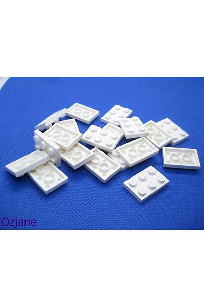 LEGO Original Moc Custom Accessory Creator Plate 2 X 3 Flat Brick White 4 Pieces Will Be Sent