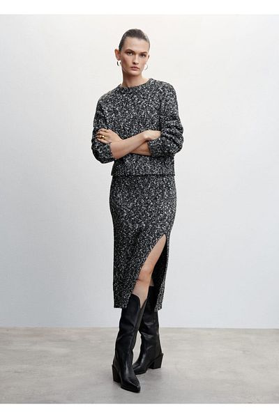 MANGO Woman Melted Round Neck Sweater