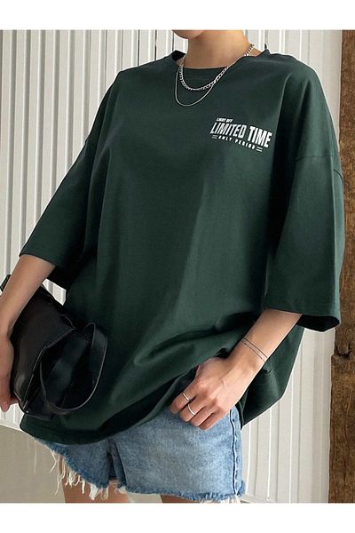 Machetta Μπλουζάκι μεγάλου μεγέθους Light Off Limited Time Printed Oversize