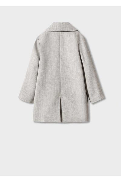 MANGO Kids Gray Coat for Kids