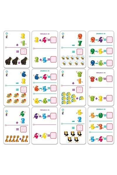 Circle Toys Okul Öncesi Eğitici Erken Öğrenme 2'li Set Alfabe Harf Ve Sayılar Rakamlar