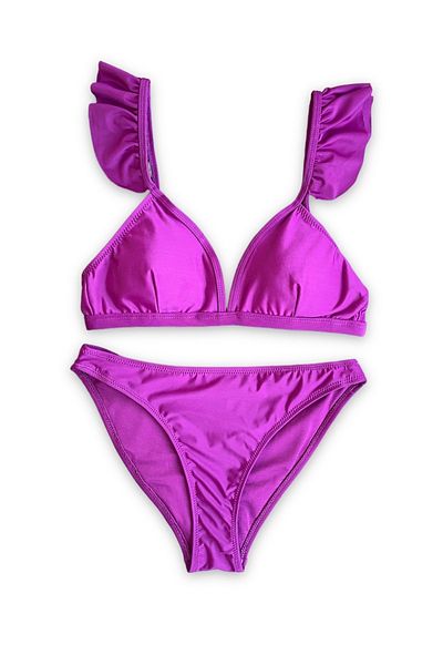 Nilmay mayo Women's Ruffle Bikini Set