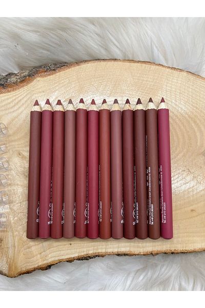 Mardinal Matte Colored Lip Liner - Jumbo Thick, Lipstick Waterproof Set of 12