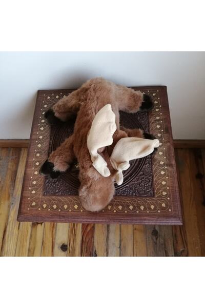 DAKIN TOYS Peluş Kahve Ren Geyiği Tekstil Boynuzlu Yumuşak Dolgulu Oyuncak Ko...