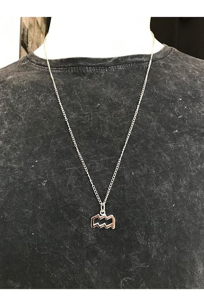 Touz Aquarius Aquarius Zodiac Design Zolid Wear Necklace