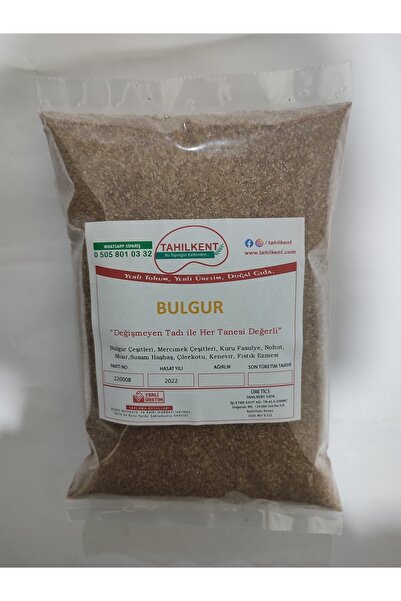 TAHILKENT Çiğ Köftelik Esmer Bulgur 1 Kg (ince)