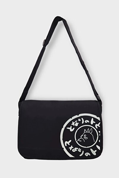 Gofeel Totoro Bag Siyah Iç Hacmi Geniş Çanta