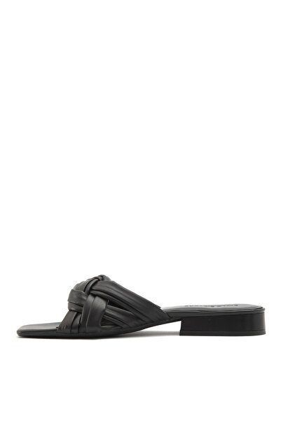 Sole Sisters Flat Slippers Black - Sestı