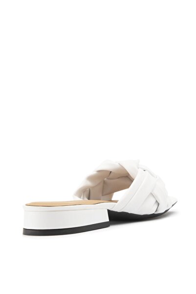 Sole Sisters Papuci Plati Albi - Sesti