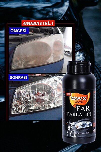 QWXAUTO Buharlı Araba Araç Far Parlatma Ve Temizleme Kloroform Sıvısı Kimyasal Solüsyonu 1,5 Kg