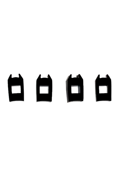 KGPart Birçok Modele Uygun Ocak & Fırın Tekli Izgara Lastiği 4'lü Büyük