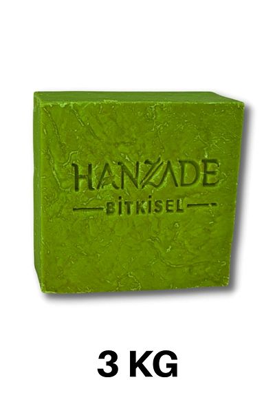 Hanzade Bitkisel صابون الغار هاتاي الطبيعي المصنوع يدوياً 3 كجم