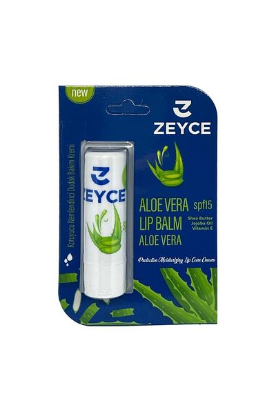 ZEYCE Aloe Vera Lip Care Cream 4,8gr,aloe Vera Lip Balm Spf:15