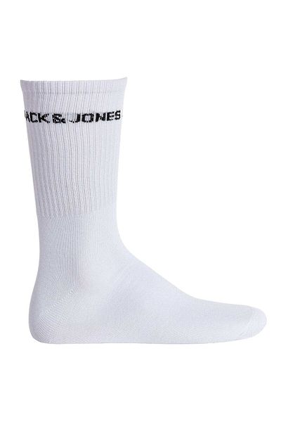 Jack & Jones JACK&JONES 5er-Pack Herren Tennissocken – JACBASIC-LOGO, Tennissocken in Einheitsgröße