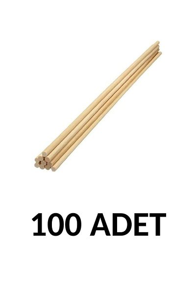 Südor 100 قطعة قضيب دائري خشبي 30 سم × 4 مم