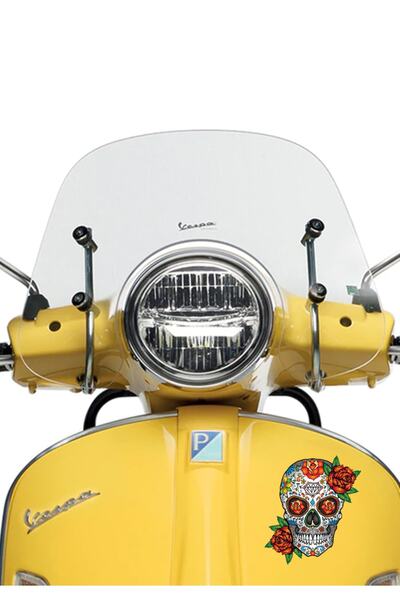 MegaSticker Motocicletă, laptop, cască, autocolant mașină cu model de trandafir 14x12 cm