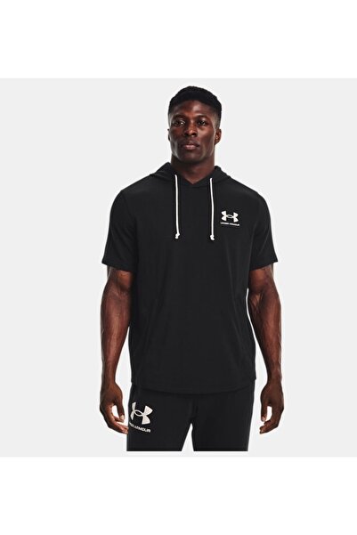 Under Armour Erkek UA Rival Terry Kısa Kollu Kapüşonlu Üst 1370396-001