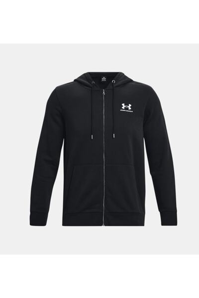 Under Armour Erkek UA Essential Fleece Tam Boy Fermuarlı Kapüşonlu Üst 1373881-001