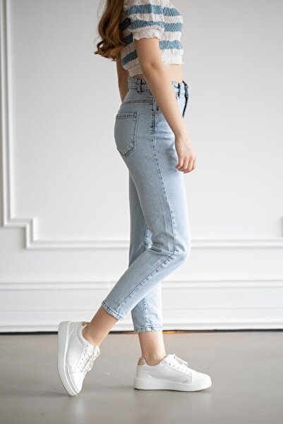 Trn JNS Arrow Жіночі джинси-кльош з ефектом вимитого снігу, супер-уздовж, еластичні, з лікрами