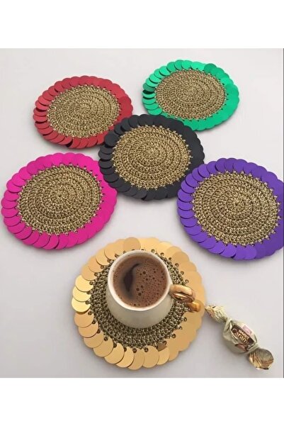 ShowArt Hediyelik قاعدة أكواب مطرزة