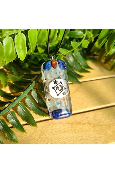 Singincraft قلادة برج الميزان أورجونيت (مع خريطة النجوم) (منتجات تصميم مصنوعة...