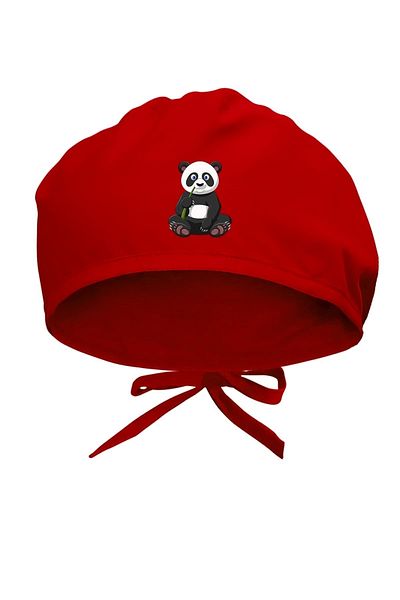 Tasarım Trend Cute Panda Design Surgical Bonnet