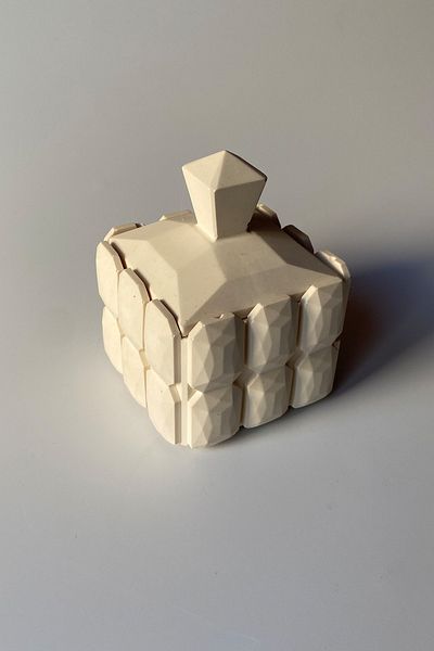 sin istanbul Covered Ring, Jewelry Box Beige