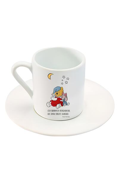 GünayStore طقم من 2 فناجين قهوة تركية مكتوب عليها: إذا كنا في أحلام بعضنا الب...