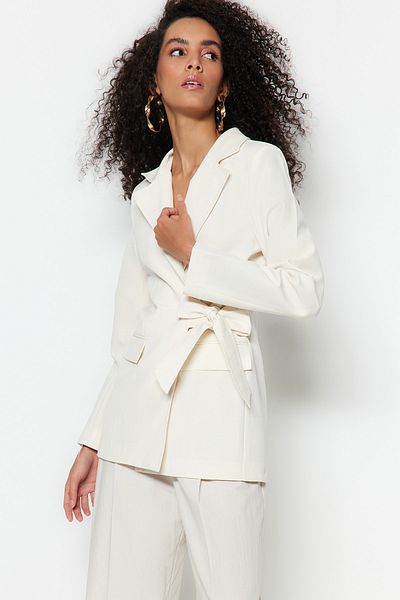 Trendyol Collection Blazer - Beige - Regular fit